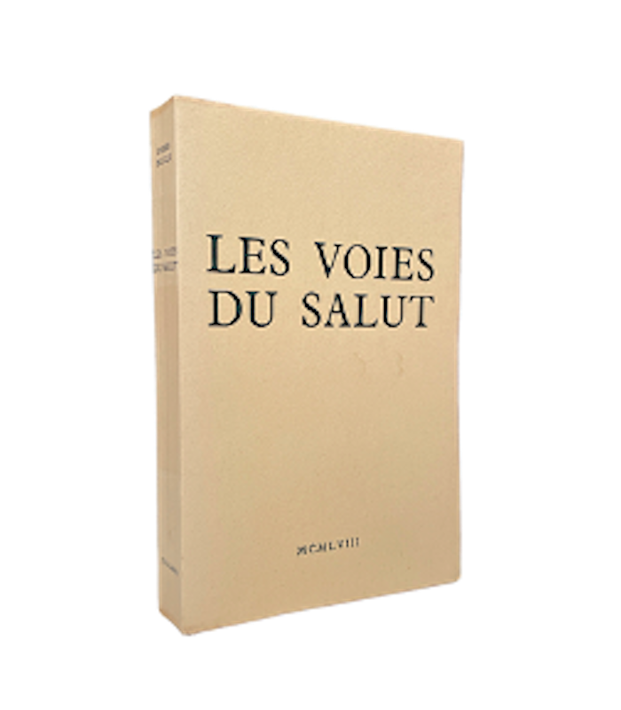 BOULLE (Pierre). Les Voies du salut. Edition originale. Un des 30 exemplaires numérotés sur pur fil du Marais.