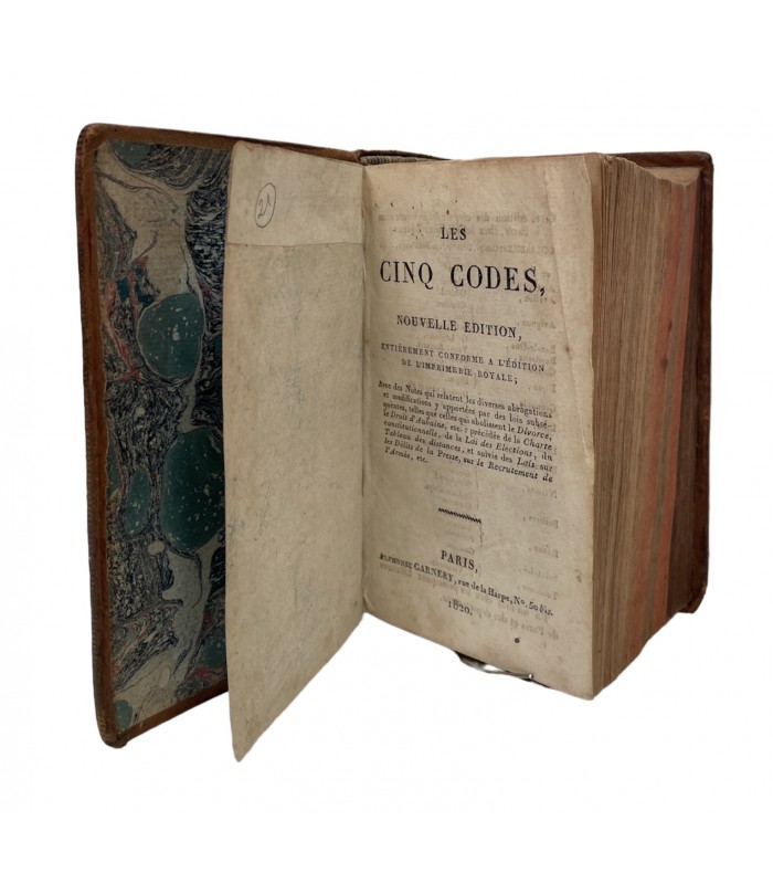 [CODES] Edition de 1820, réunissant le Code de procédure civile, le Code d'instruction criminelle et le Code pénal...