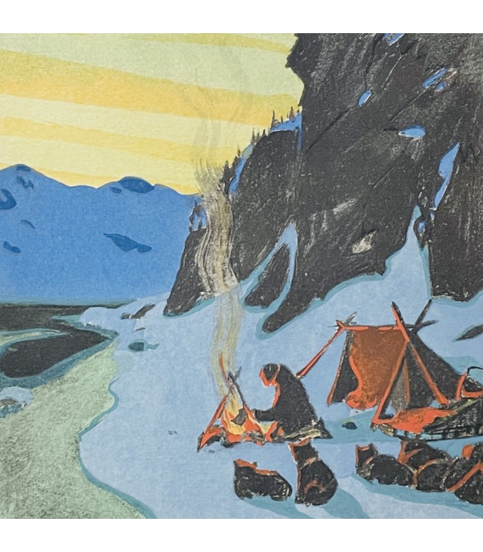 ROUQUETTE (Louis-Frédéric). Le Grand Silence blanc (Roman vécu d'Alaska). Illustré par Clarence Gagnon.