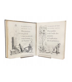 DESCARTES (René). Traité des passions. Illustré par C. P. Josso. Un des 116 exemplaires sur vélin de Rives.