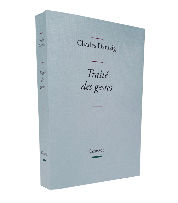 DANTZIG (Charles).  Traité des gestes. Edition originale. Exemplaires numéroté sur vergé Rives ivoire clair.