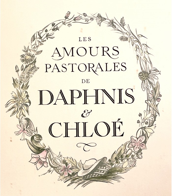 LONGUS. Les Amours pastorales de Daphnis et Chloé. Gravures originales de Paul-Emile Bécat.