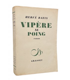 BAZIN (Hervé). Vipère au poing. Edition originale. Signature de l'auteur au bas de la justification de tirage.