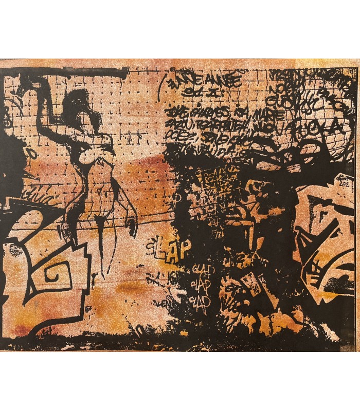 PUJAS (Sophie). Murs. Gravures d'Anick Butré. Edition originale. Un tirage photographique originale de Jean-Louis Butré.