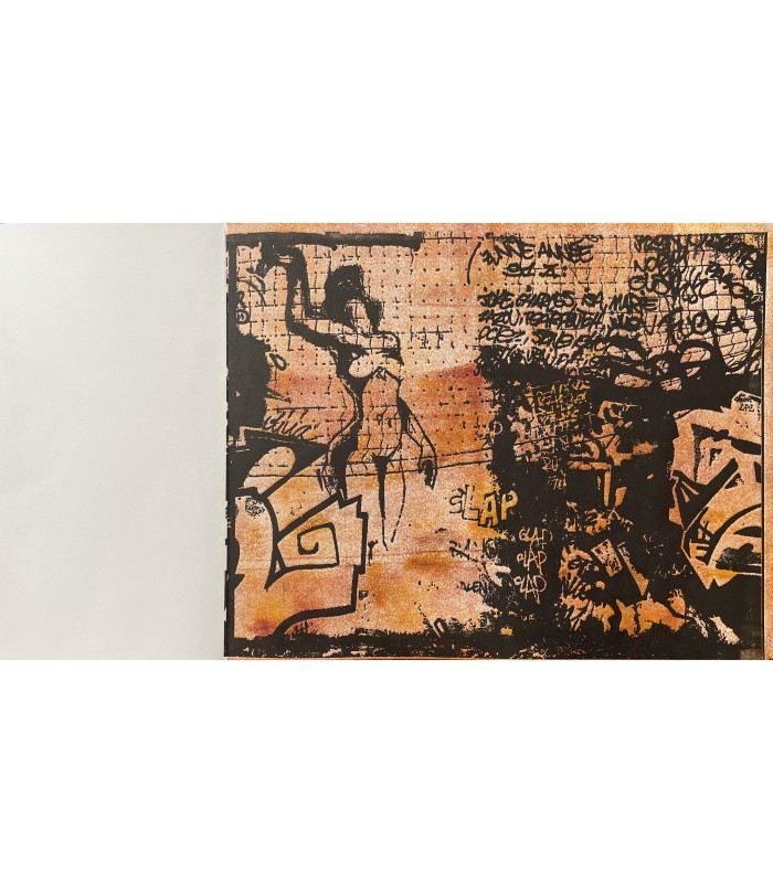 PUJAS (Sophie). Murs. Gravures d'Anick Butré. Edition originale. Un tirage photographique originale de Jean-Louis Butré.