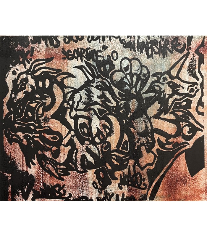 PUJAS (Sophie). Murs. Gravures d'Anick Butré. Edition originale. Un tirage photographique originale de Jean-Louis Butré.