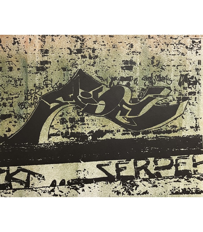 PUJAS (Sophie). Murs. Gravures d'Anick Butré. Edition originale. Un tirage photographique originale de Jean-Louis Butré.