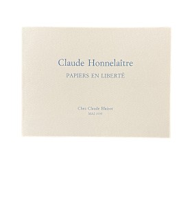 [HONNELAITRE (Claude)] Papiers en liberté. Catalogue de l'exposition qui a eu lieu du 3 au 27 mai 1995.