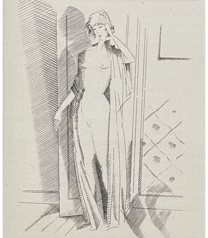 LARBAUD (Valery). Beauté, mon beau souci... Roman. Illustrations de J. E. Laboureur. Reliure de Germaine Schroeder.