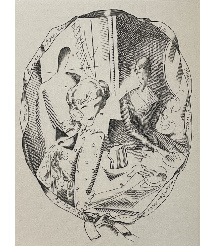 LARBAUD (Valery). Beauté, mon beau souci... Roman. Illustrations de J. E. Laboureur. Reliure de Germaine Schroeder.