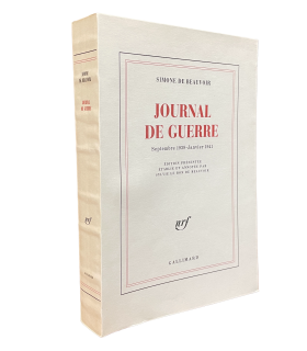 BEAUVOIR (Simone de). Journal de guerre. Septembre 1939 - Janvier 1941. Edition originale.
