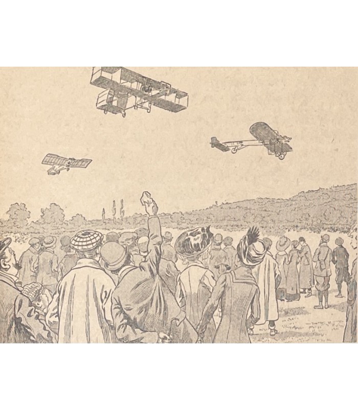 GORSSE (Henry de). Cinq semaines en aéroplane. Troisième édition de ce roman d'aventures qui relate les péripéties de Foulayac.