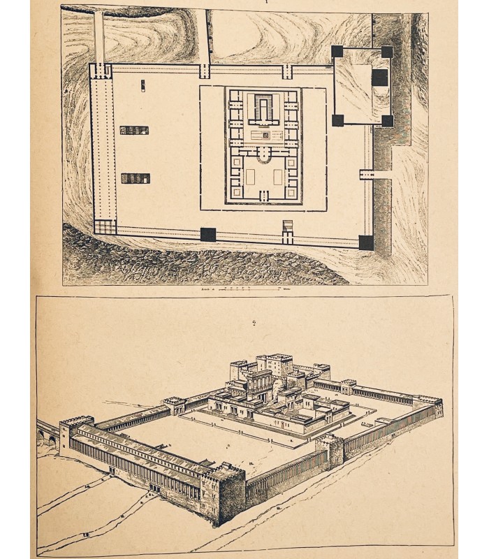 [BIBLE] FILLION (M. L. Cl.).  Atlas archéologique de la Bible... Premier tirage. Planches hors texte avec une table analytique.