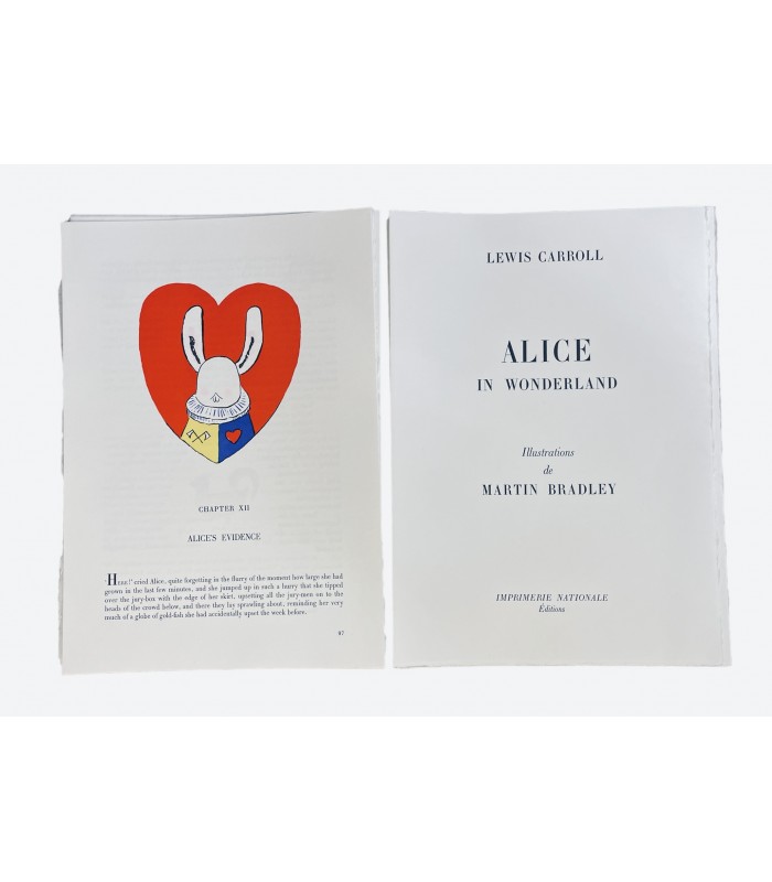 CARROLL (Lewis). Alice in Wonderland. Illustrations de Martin Bradley.