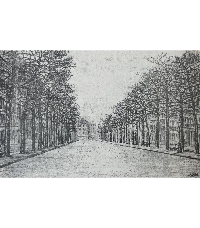 [ARBRES DE PARIS] CHARGUERAUD (Adolphe). Les Arbres de la ville de Paris.