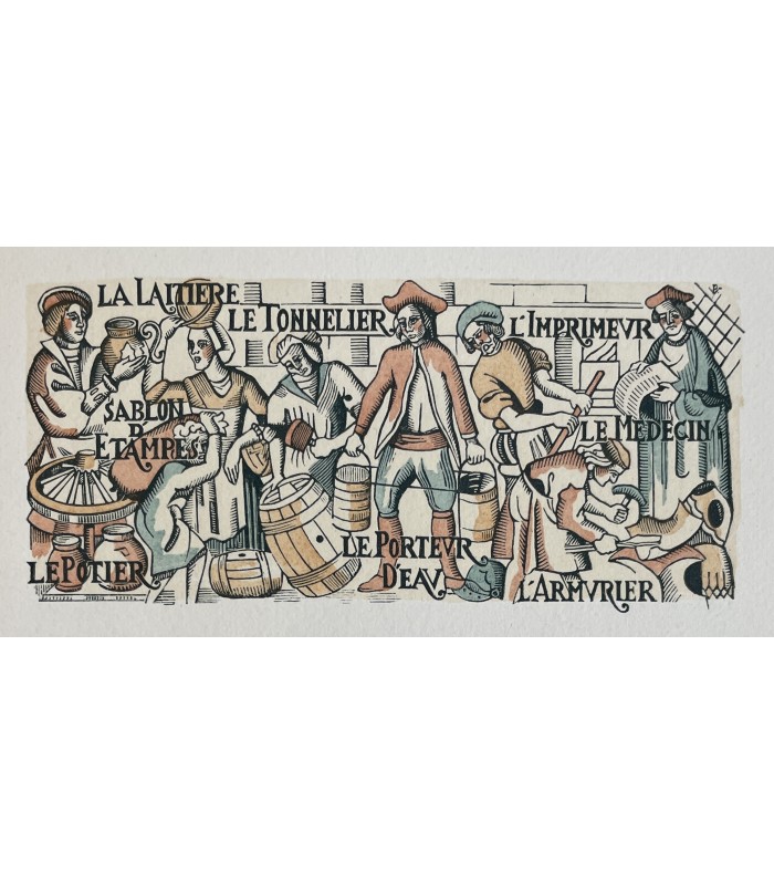 CORROZET (Gilles). La Fleur des antiquitez de Paris. Illustrations de Pierre Valade.