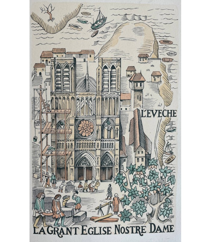 CORROZET (Gilles). La Fleur des antiquitez de Paris. Illustrations de Pierre Valade.