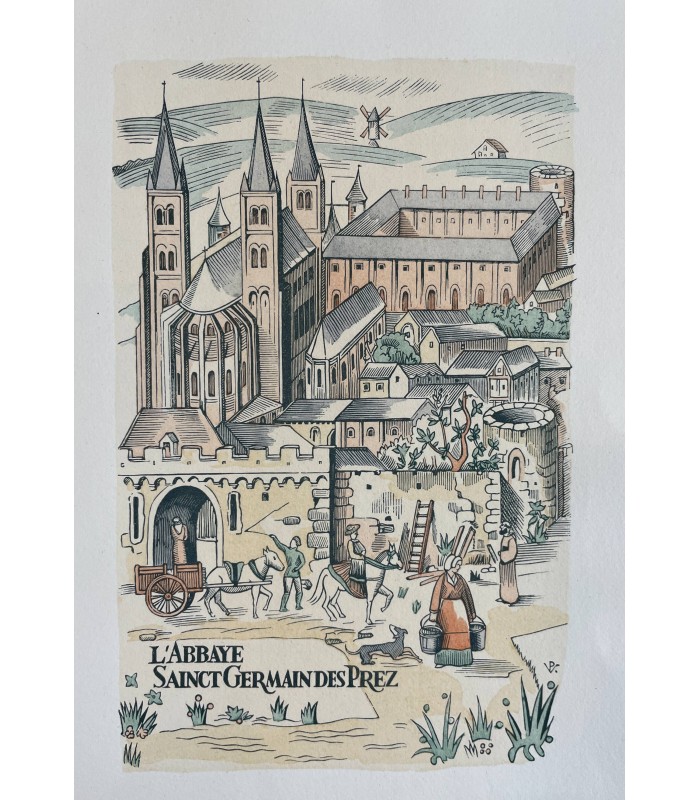 CORROZET (Gilles). La Fleur des antiquitez de Paris. Illustrations de Pierre Valade.