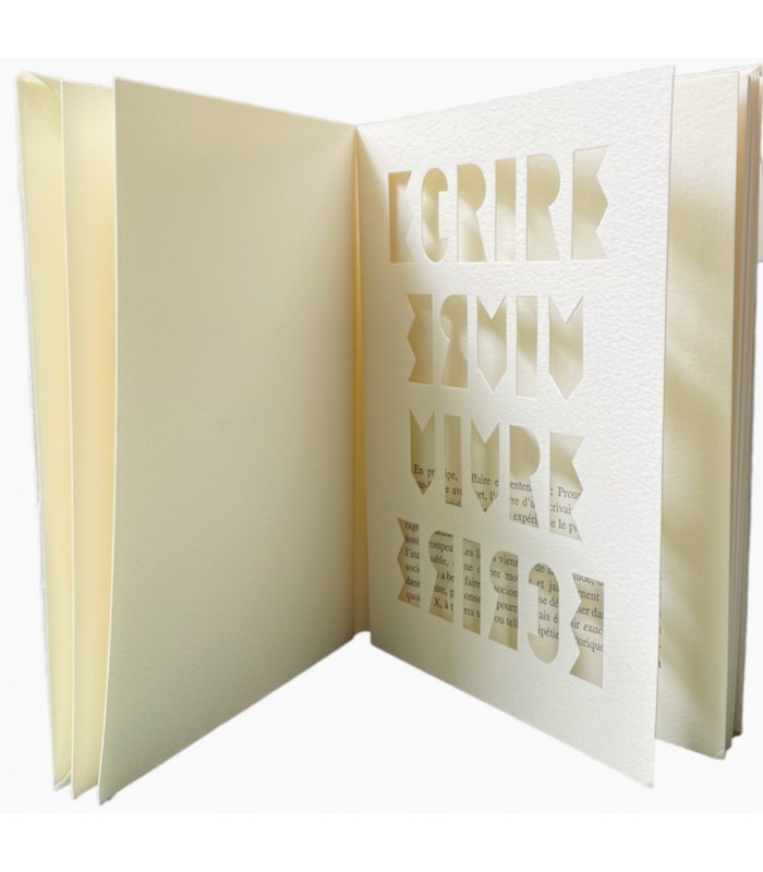 SOLLERS (Philippe). L'Ecrivain et la vie. Illustrations de René Bonargent.