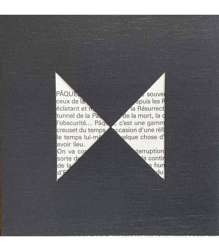 SOLLERS (Philippe). Célébration de Pâques. Edition originale. Estampes de René Bonargent.