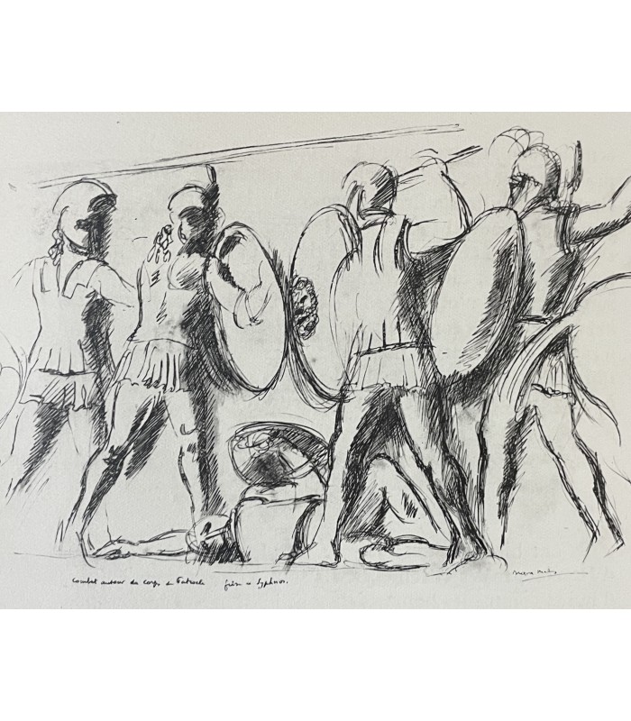 DUHAMEL (Georges). Homère au XXe siècle. Croquis et lettres de voyage de Berthold-Mahn.