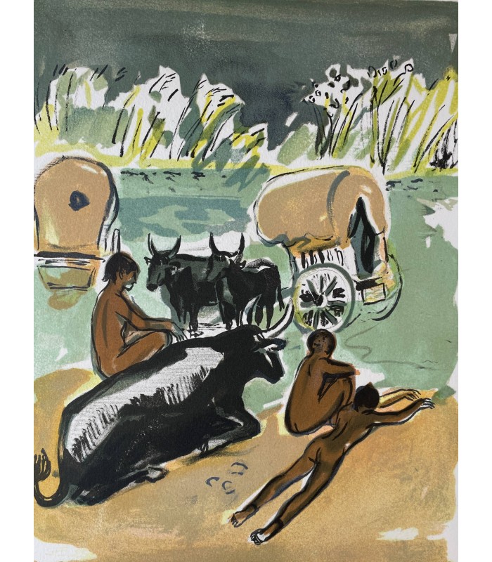 GARCIA LORCA (Federico). Romancero gitan. Lithographies originales d'Yves Brayer.