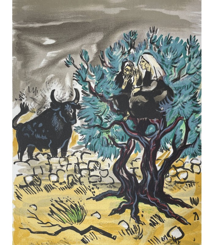 GARCIA LORCA (Federico). Romancero gitan. Lithographies originales d'Yves Brayer.