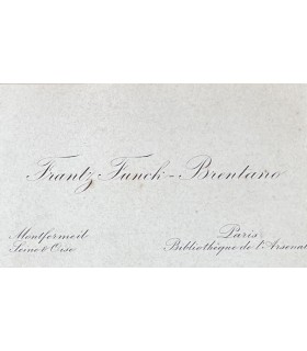 FUNCK-BRENTANO (Frantz). La Bastille des comédiens. Le For l'Evêque.