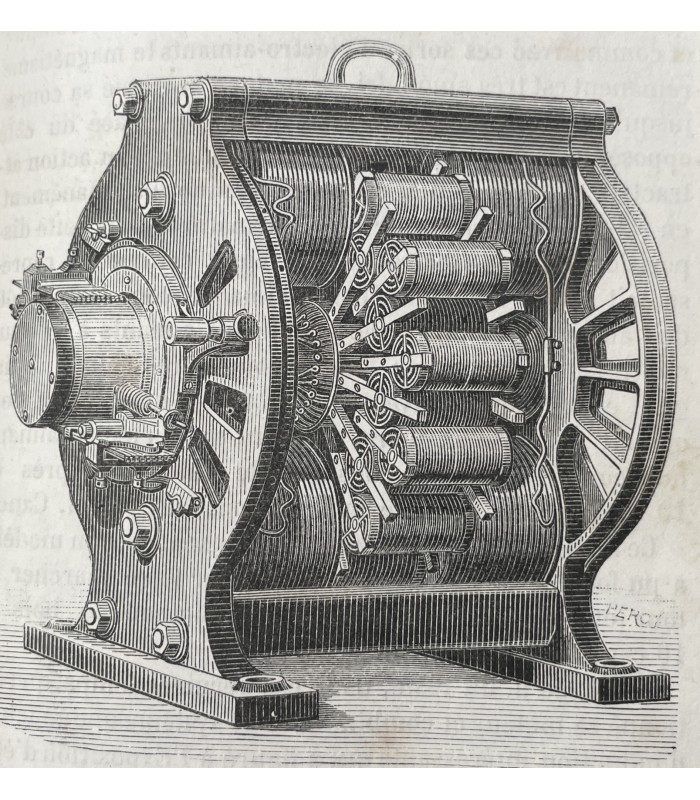 [ELECTRICITE] MONCEL (Comte Th. de) - GERALDY (Frank). L'Electricité comme force motrice.