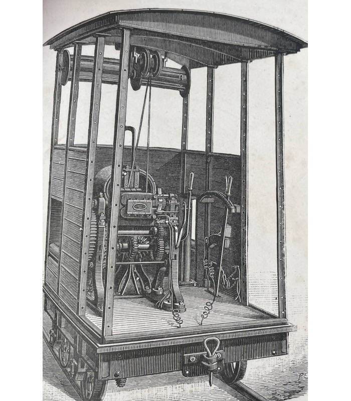 [ELECTRICITE] MONCEL (Comte Th. de) - GERALDY (Frank). L'Electricité comme force motrice.