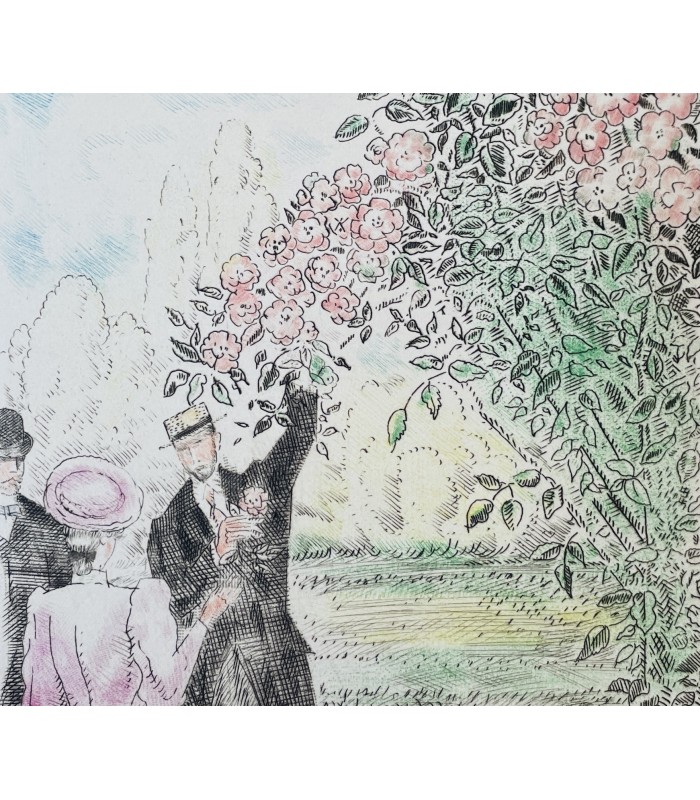 GOURMONT (Rémy de).  Un coeur virginal. Roman orné de gravures en couleurs par J. -E. Laboureur.