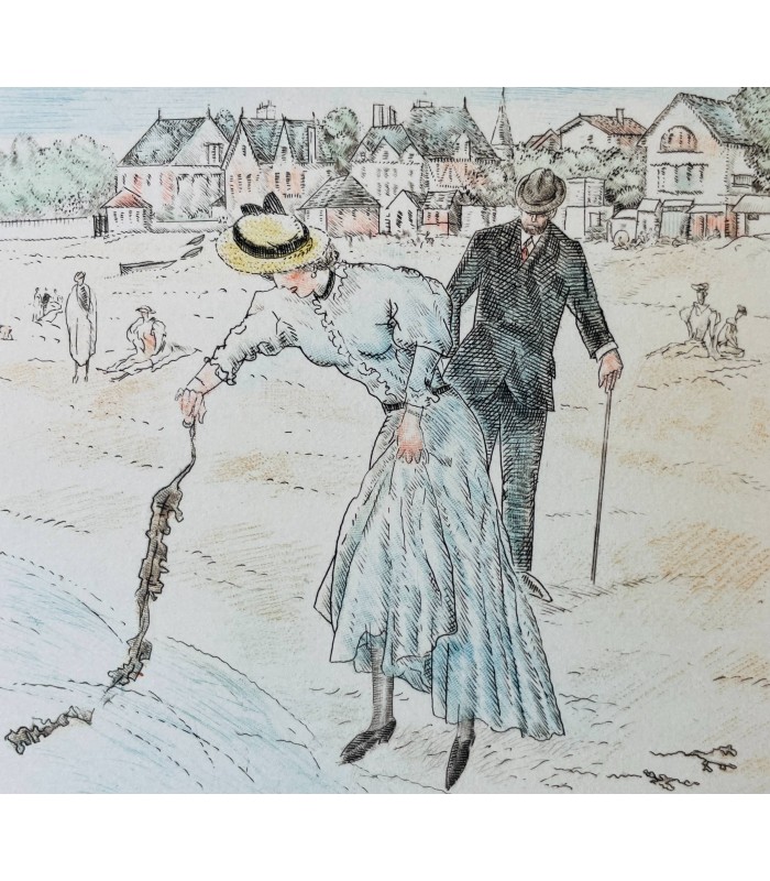 GOURMONT (Rémy de).  Un coeur virginal. Roman orné de gravures en couleurs par J. -E. Laboureur.