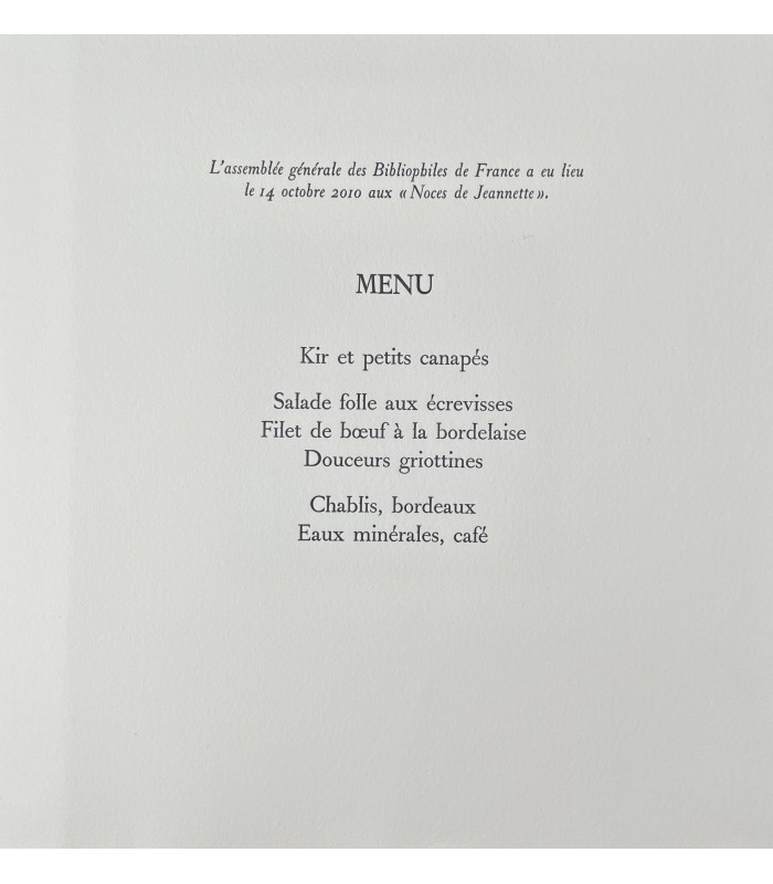 NOSTRADAMUS. Des confitures. Gravures de Mario Avati.