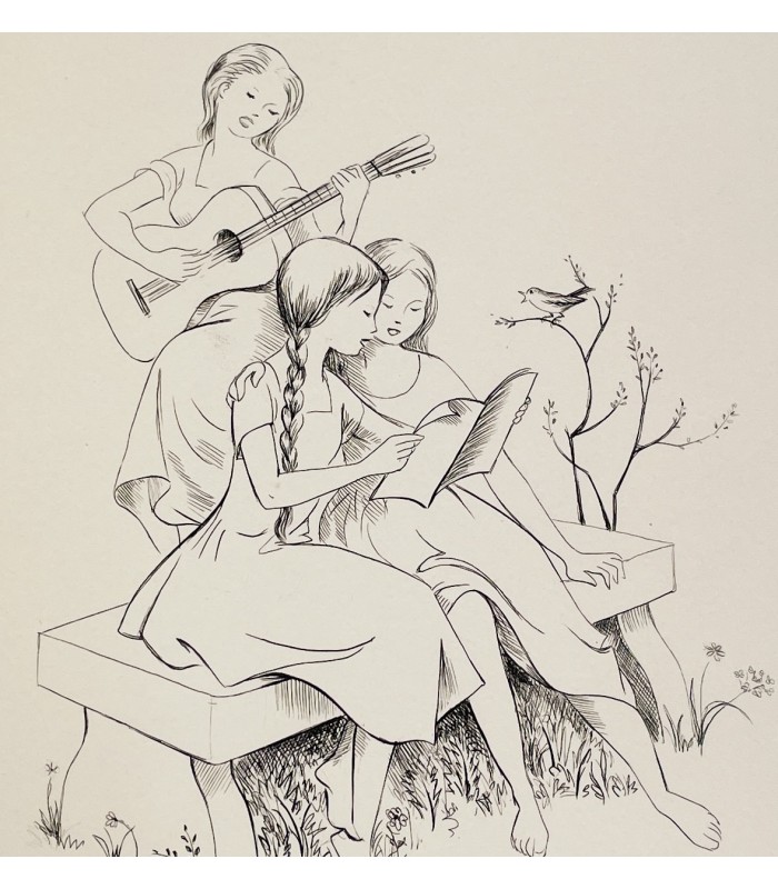 MARIE NOEL. Les Chansons et les heures. Gravures de Marianne Clouzot.