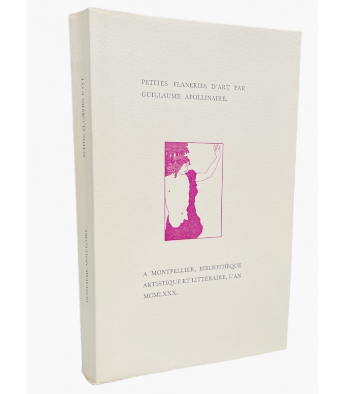 APOLLINAIRE (Guillaume). Petites flâneries d'art. Edition originale.