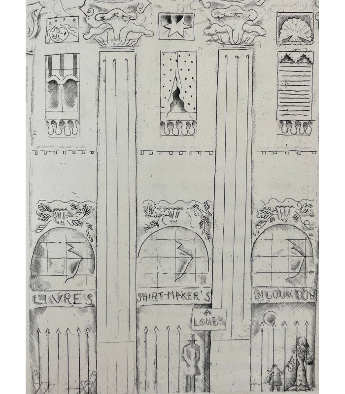 LARBAUD (Valery). Le Pauvre Chemisier. Eaux-fortes d'Eyre de Lanux.
