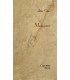 GARCIN (Jérôme). Manège intime. Edition originale. De la Collection 164.