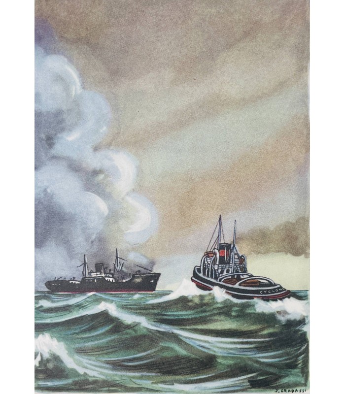VERCEL (Roger). Remorques. Dix illustrations en couleurs de Jean Gradassi.