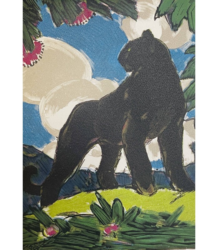 KIPLING (Rudyard). Le Livre de la jungle. Le Second Livre de la jungle.  Compositions de Deluermoz. 2 volumes.