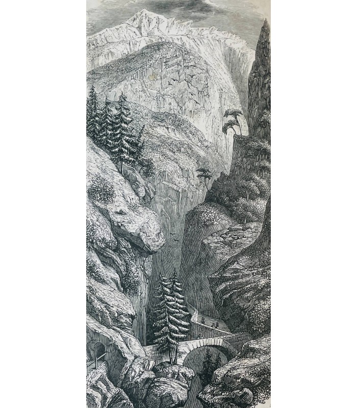 TOPFFER (Rodolphe ). Voyages en zigzag. Illustré d'après des dessins de l'auteur et orné de quinze grands dessins par M. Calame.