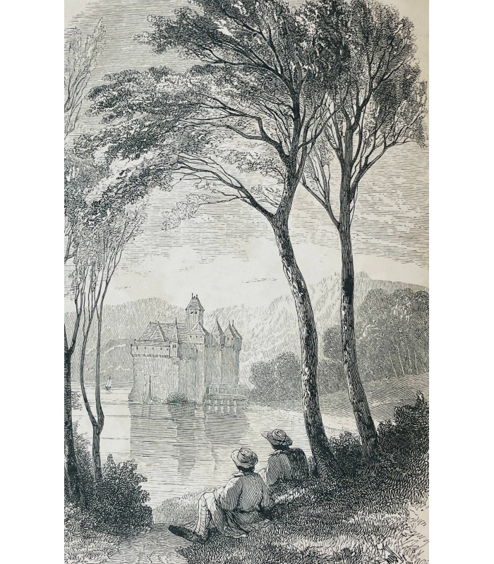 TOPFFER (Rodolphe ). Voyages en zigzag. Illustré d'après des dessins de l'auteur et orné de quinze grands dessins par M. Calame.