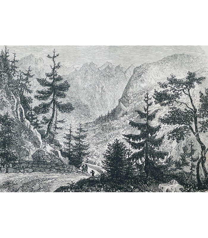 TOPFFER (Rodolphe ). Voyages en zigzag. Illustré d'après des dessins de l'auteur et orné de quinze grands dessins par M. Calame.