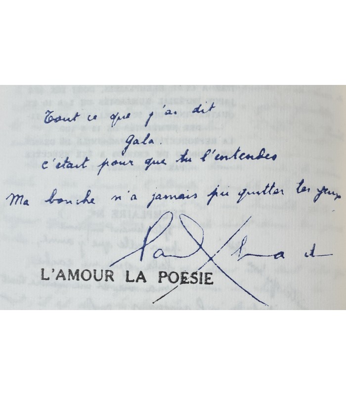 ELUARD (Paul). Le Poète et son ombre. Textes inédits présentés et annotés par Robert D. Valette.