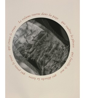 BUTOR (Michel). Forage. Bois gravés de Claude Délias. Photographies de Jean-Marie Rivello et Danielle Androff.