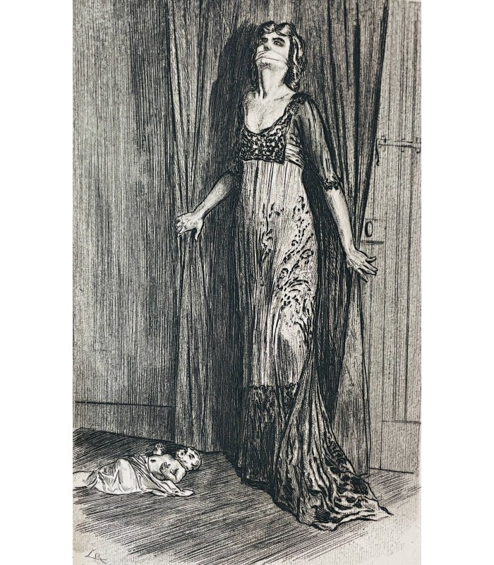 BARBEY D'AUREVILLY (Jules). Les Diaboliques. Compositions et gravure originale de Lobel-Riche. Reliure de Franz.