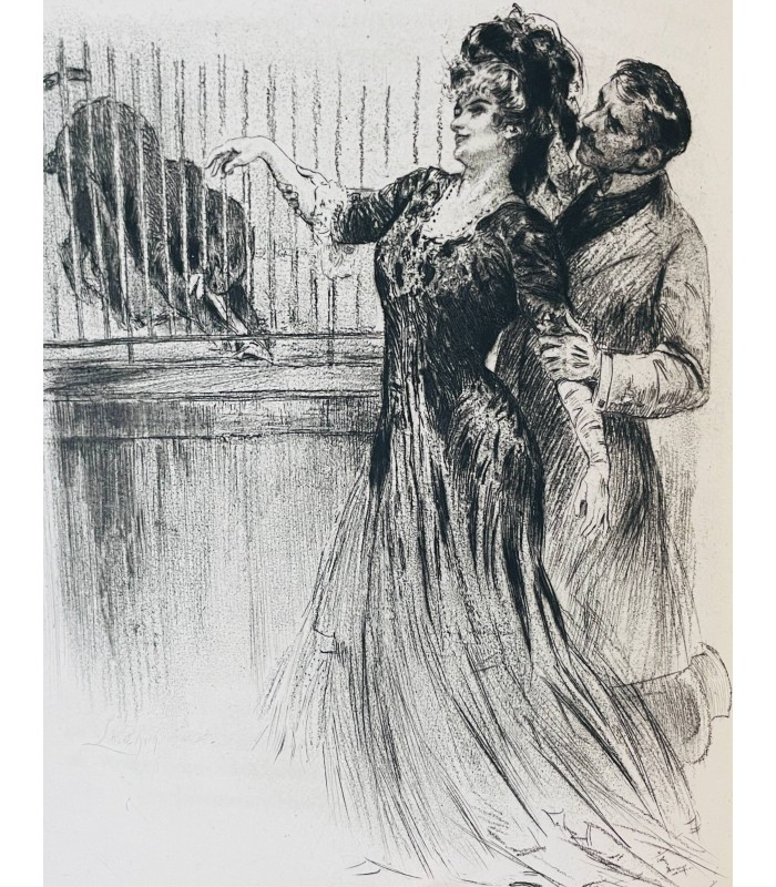 BARBEY D'AUREVILLY (Jules). Les Diaboliques. Compositions et gravure originale de Lobel-Riche. Reliure de Franz.