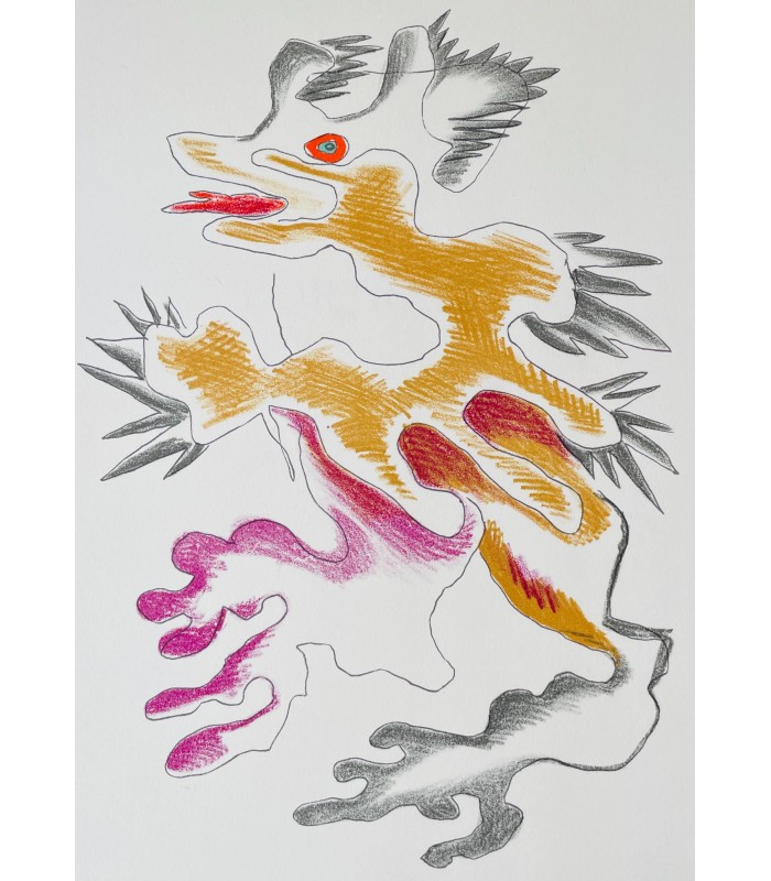 AVELINE (Claude). Portrait de l'oiseau-qui-n'existe-pas, et Autres poèmes. Lithographies originales d'Ossip Zadkine.