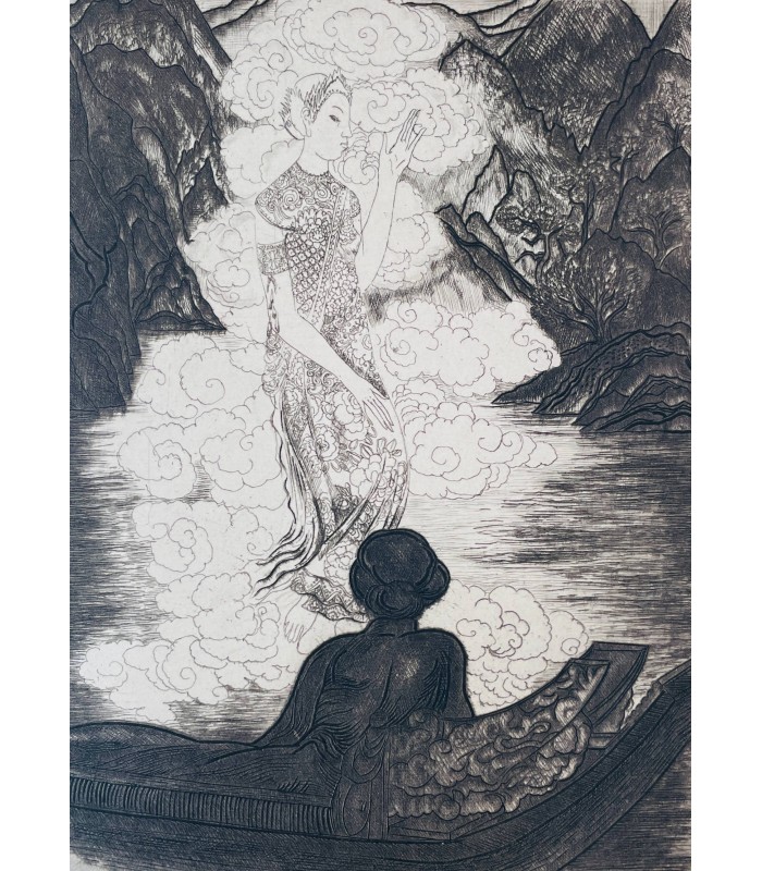 FARRÈRE (Claude). Fumée d'opium. Reliure de Herbillon-Crombé. Illustrations de Camille Roche.