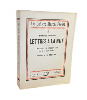 PROUST (Marcel). Lettres à la NRF.
