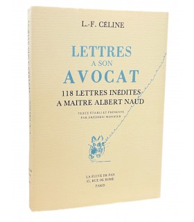 CELINE (Louis-Ferdinand). Lettres à son avocat.